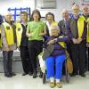 Fredericton North Heritage Association Volunteers, Left to Right: Judy Hughes, Ann Cameron, Marjorie Hughes, Jill Hargrove, Florence Gilbey, Walter Long, George A. Crawford, Fred White and Bob McNeil. In Front: Eleanor Stillwell