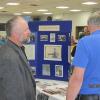 A portion of the World War One Veterans display