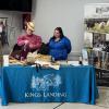 The Kings Landing settlement heritage display.