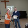 March 2013 guest speaker Jason Gendron, archaeologist and historian, with FNHA member Sharon Hallett.