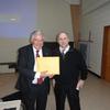 Guest speaker Ken McGeorge, Executive Director, York Care Foundation, and FNHA member Steve Goudey at the February 2013 meeting.