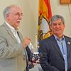 FNHA President Eric Megarity and NB Lieutenant Governor Graydon Nicholas, September 2012 meeting. 