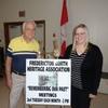 FNHA member George Woods with September 2013 guest speaker Heather Lyons