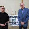 FNHA member Steve Goudey thanking February 2014 speaker Ross Ingram for his interesting talk on the history of broadcasting in Canada