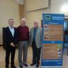 ​
January 2016 speaker, former UNB professor Richard Bird, with Mike O'Brien (left) and FNHA President Eric Megarity (right). 