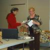 February 2016 guest speaker, former St. Thomas University profressor Andrea Nicholas with FNHA member Anne Trecartin. 