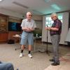 FNHA member Dow Johnston with June 2018 speaker, Bob McNeil.  