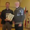 November 2018 speaker Professor Lee Windsor with FNHA member Fred White. 