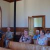 FNHA members resting in the Presbyterian church at Kings Landing.