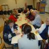 FNHA members enjoying some of the Christmas refreshments at the Christmas Party. 