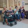 More FNHA members and York Care Centre residents enjoying the refreshments after the September meeting. 