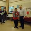 Two FNHA members enjoying the refreshments at the 2017 Christmas party. 