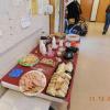 A view of the Christmas food fare on display at the December meeting.